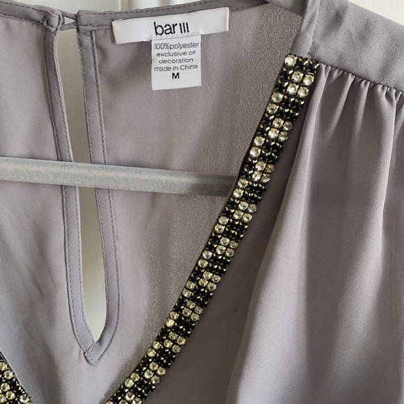 Bar III Rhinestone Tank - Picture 3 of 4